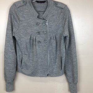 BCBG Gray Utility Jacket Size Medium